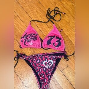 Affliction Sinful Black Label Bikini “American Customs 72”